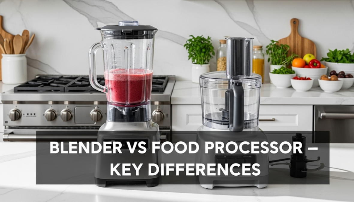 Blender vs Food Processor – Key Differences