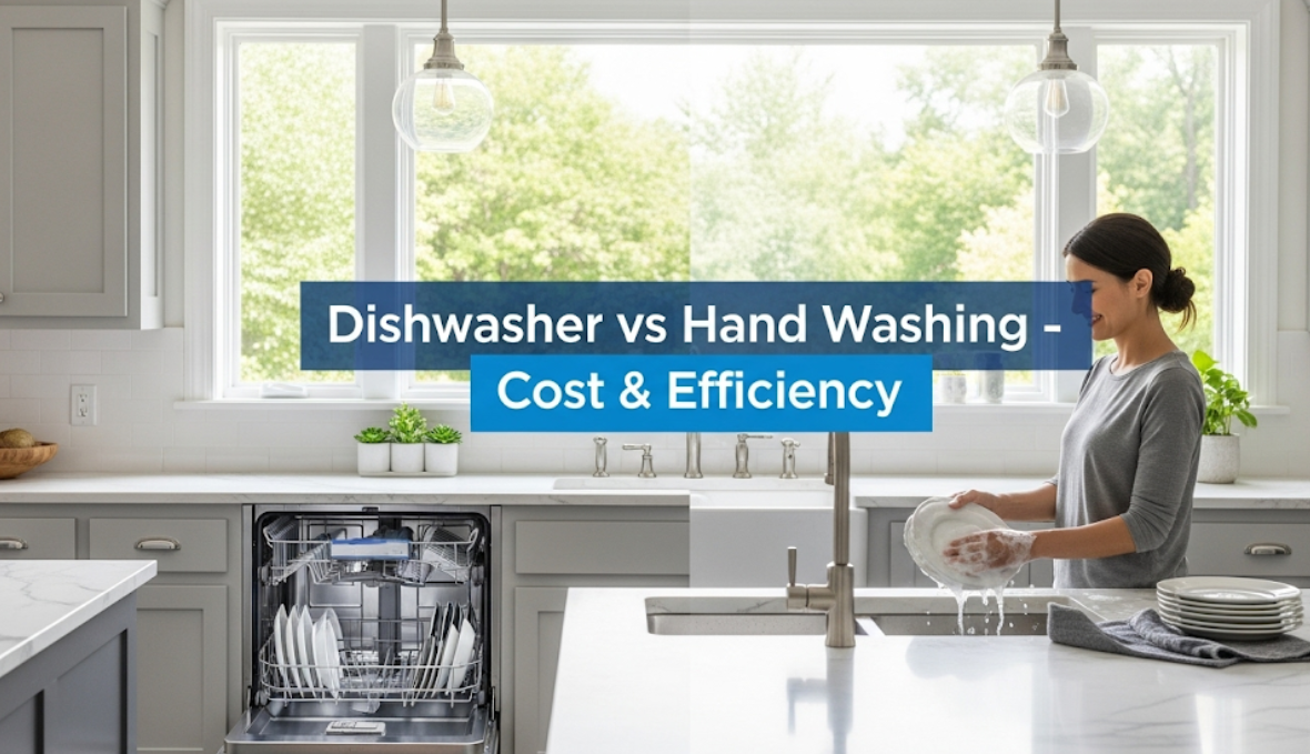 Dishwasher vs Hand Washing – Cost & Efficiency